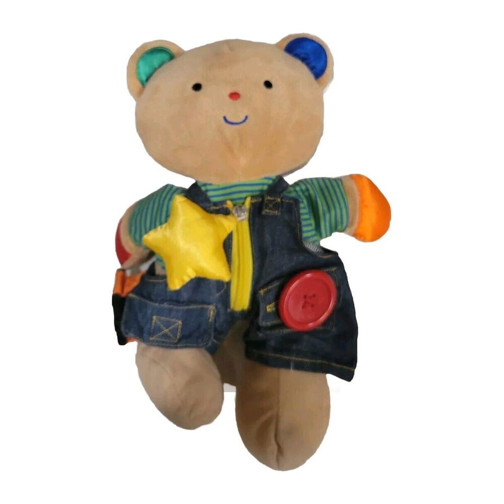 Melissa & Doug K's Kids Teddy Wear Bear Baby Toy Learn to Dress Educational Toy